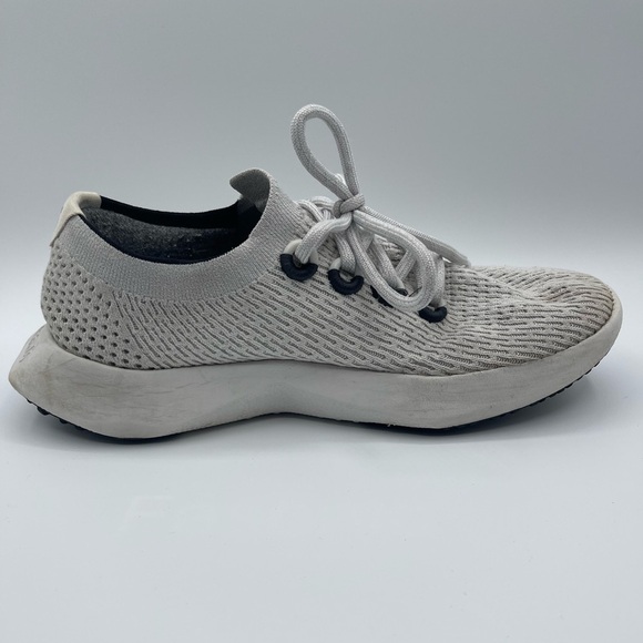 Allbirds Tree Dasher 2 Running Shoes Sneakers Mens Size 8 Black White Sole - Picture 1 of 8